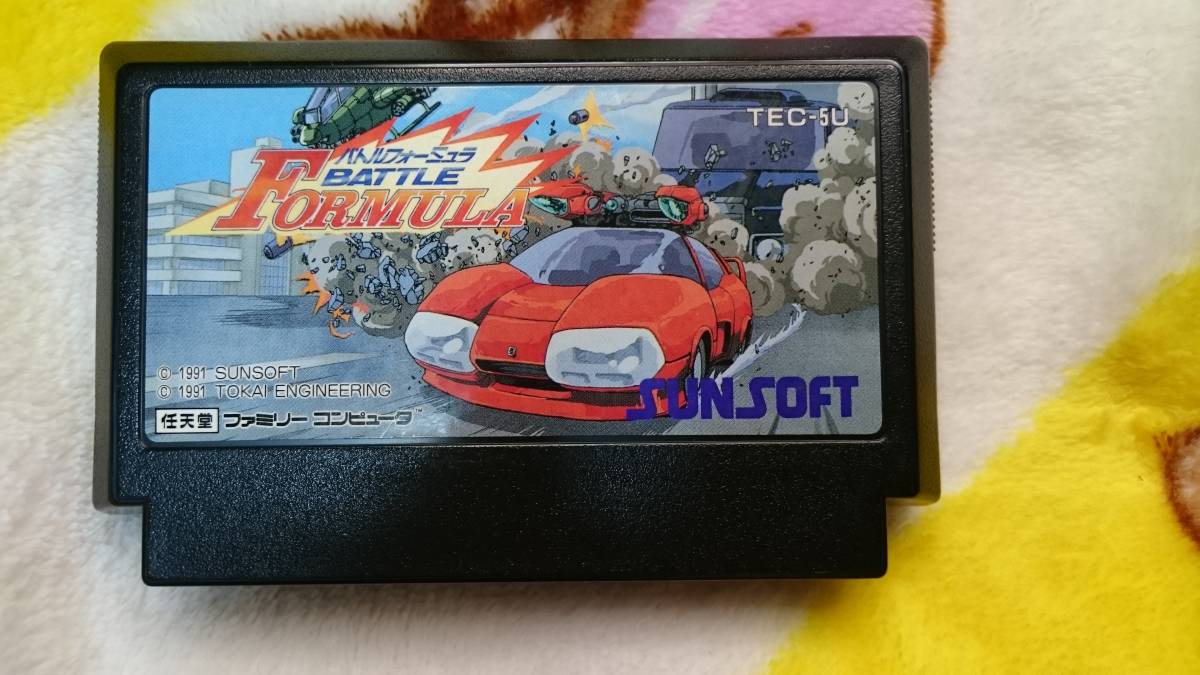ソフト無し バトルフォーミュラ SUNSOFT 仕上がら 1991年