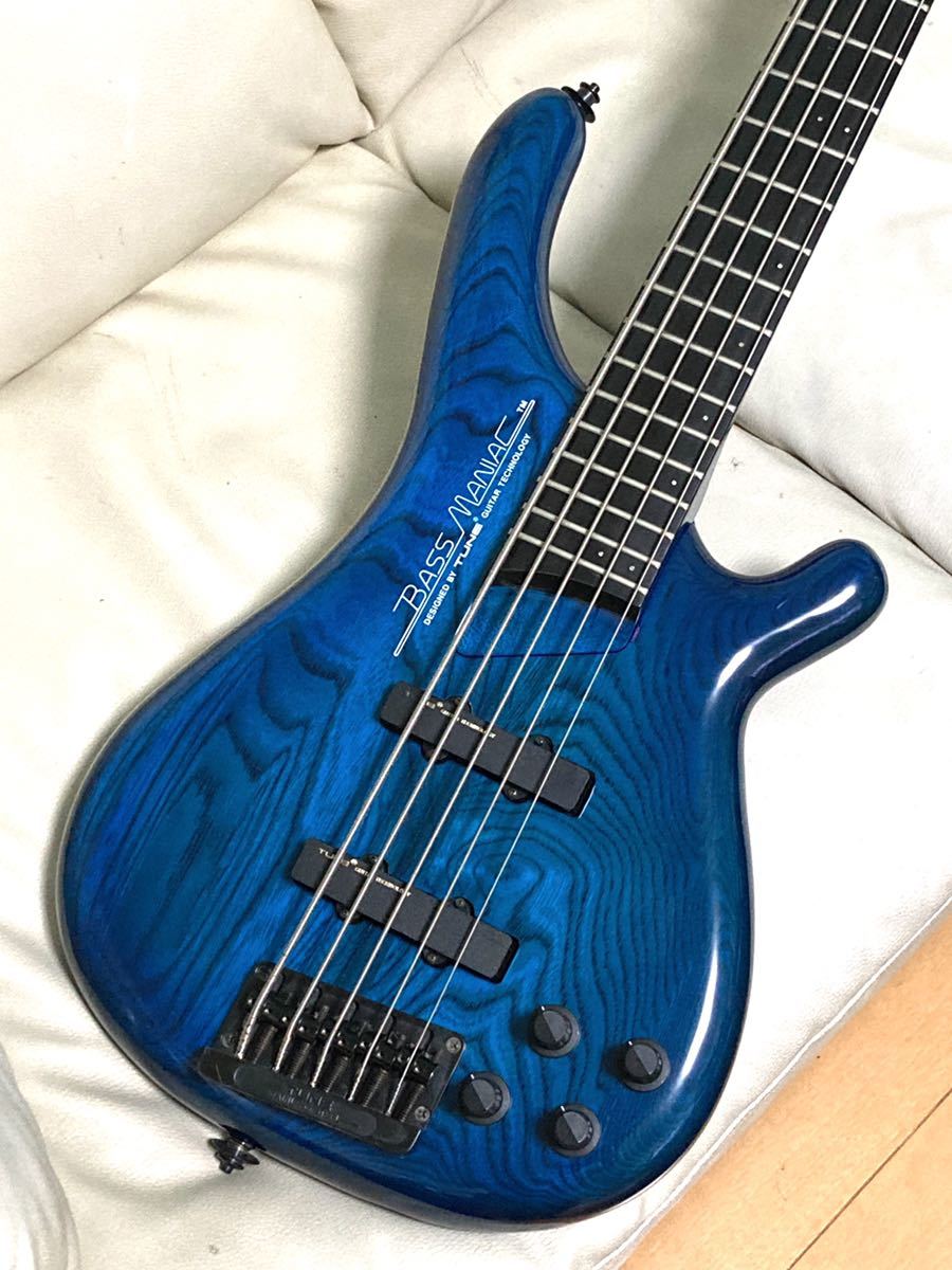 TUNE 4弦 アクティブ ベース TUNE アクティブベース シースルーブルー