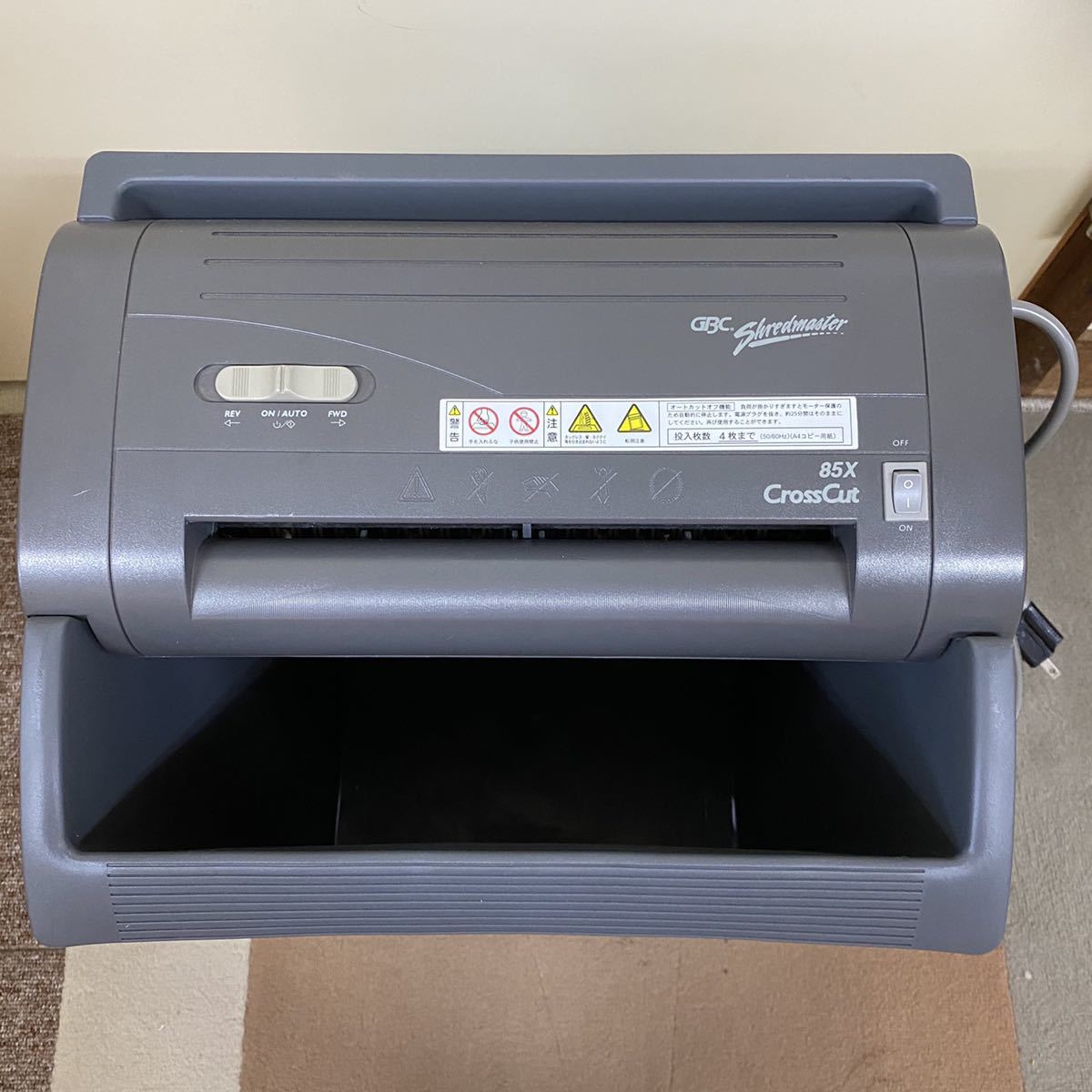 ◇中古 シュレッダー 日本ジービーシー株式会社◇クロスカット