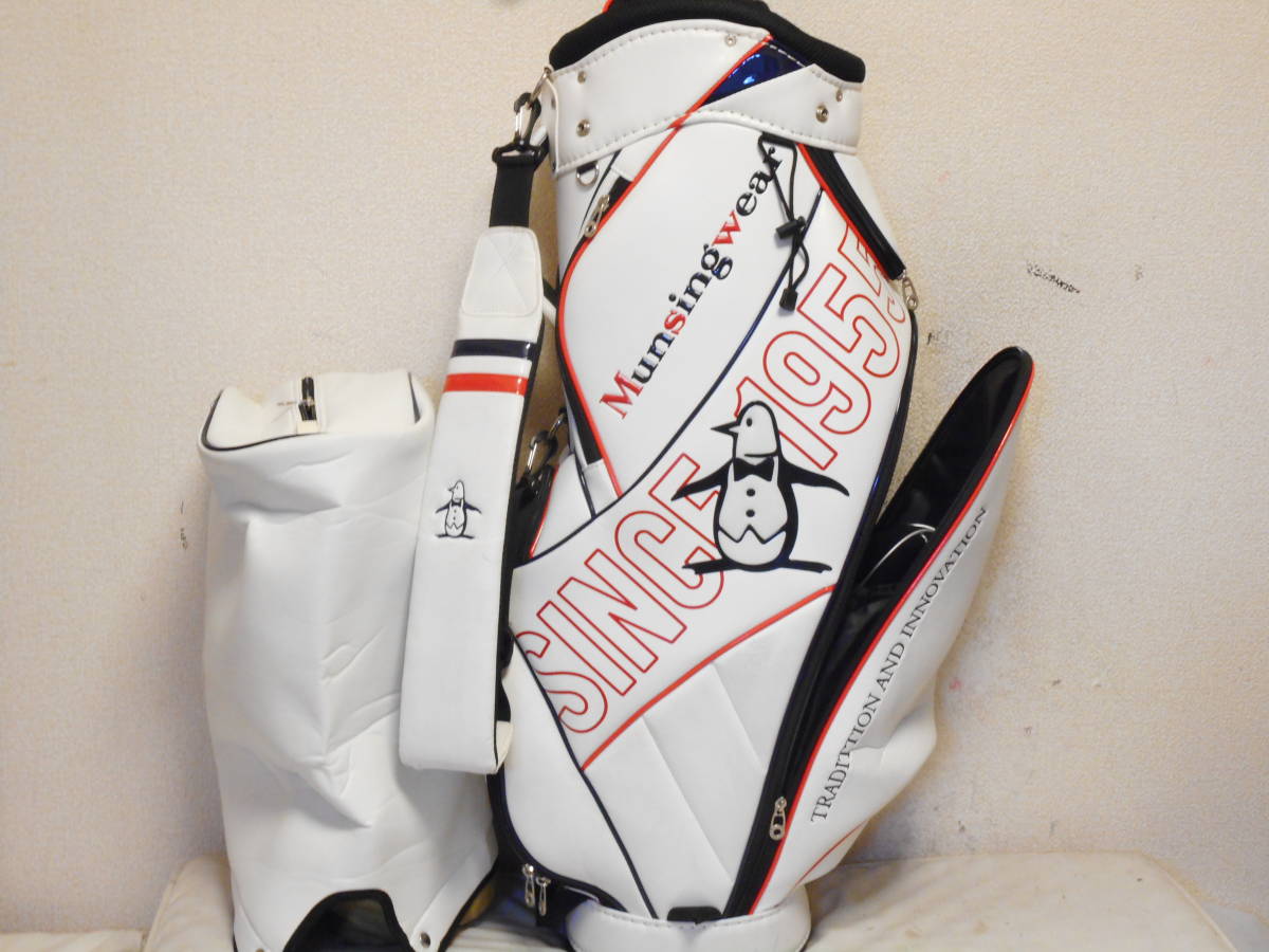 中古 超大人気 Munsing Wear 9 0型 軽量 アスリートスポーツカートバック Whxnvxred の落札情報詳細 ヤフオク落札価格情報 オークフリー スマートフォン版