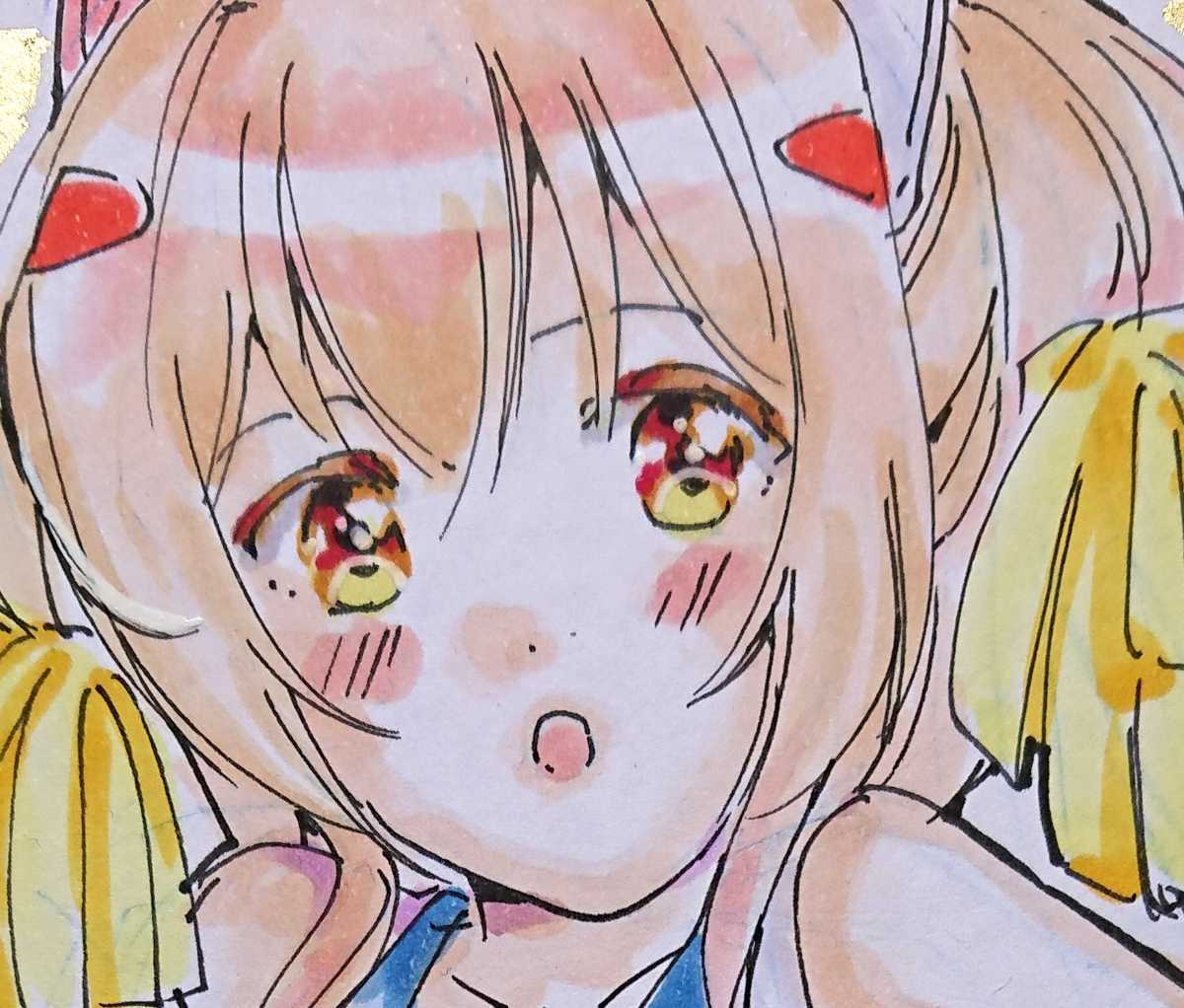 新品 手描き 同人イラスト アズールレーン 綾波 チアガール ミニ色紙 ゴールド の落札情報詳細 ヤフオク落札価格情報 オークフリー スマートフォン版