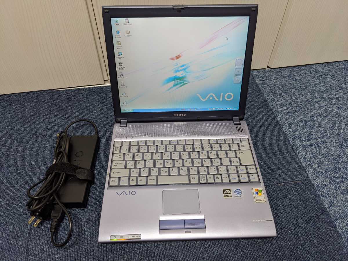 SONY VAIO Note V505 PCG-661N 本体 SONY VAIO PCG-V505/B ノートPC PCG-662N ソニー 12.1インチの落札情報