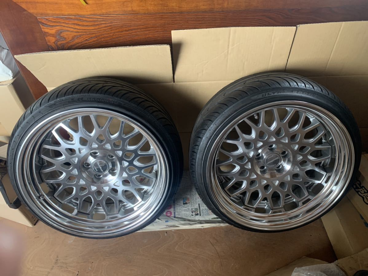 work seeker cx 18インチ9.5j＋18 10j＋8 pcd100 5穴 86 brz プリウス