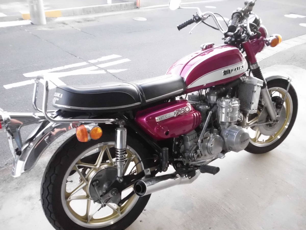 SUZUKI GT750ゼンシン芋ショート 全塗装済み 車検取り立て 軽整備済み
