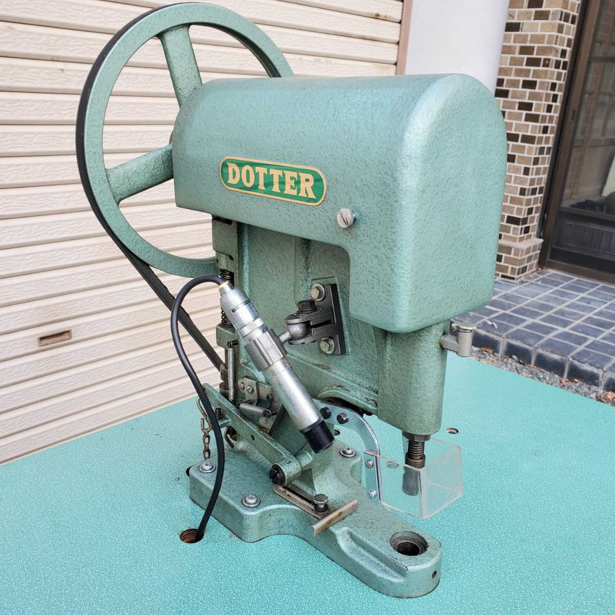 ドット カシメ 打ち機 ドッター ドットボタン ハトメ 電動打機