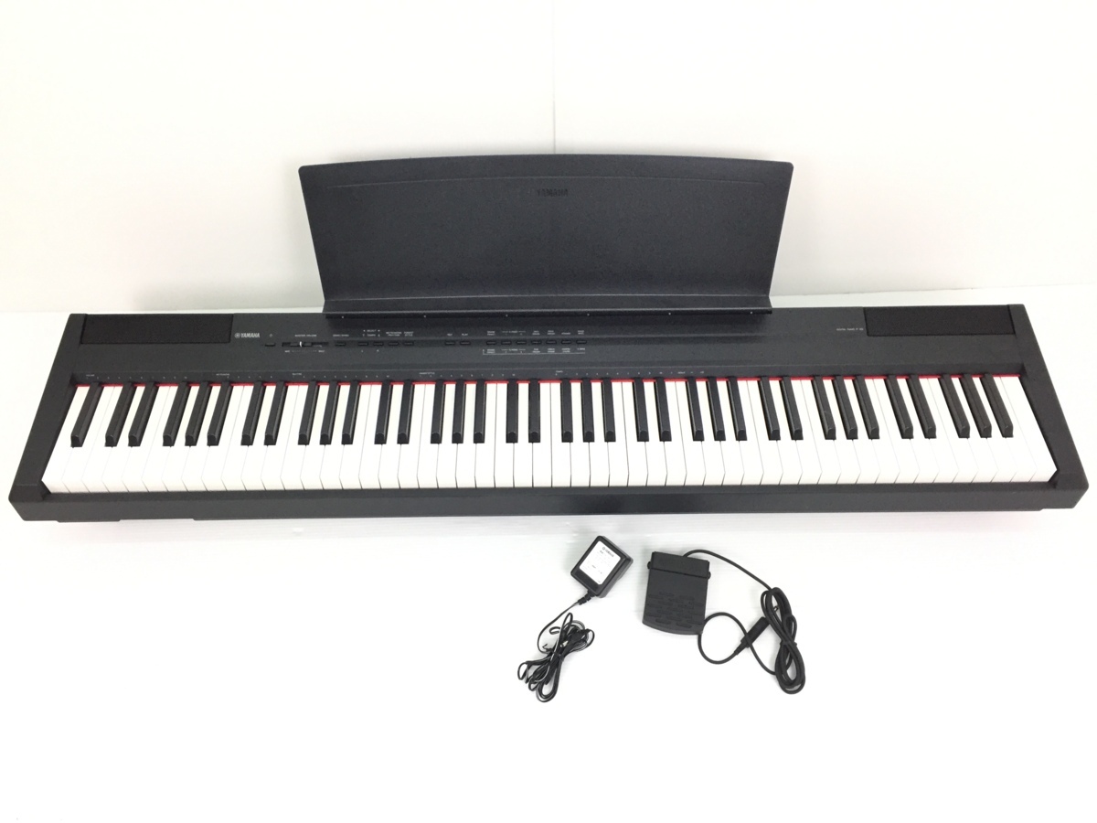 ヤマハ 電子ピアノ YAMAHA P-105 WH 88鍵盤 美品! ヤマハ 電子ピアノ P