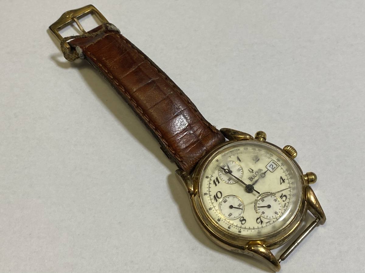何これ？ ジャンク 不動 希少 アンティーク ？ ブローバ BULOVA 653150