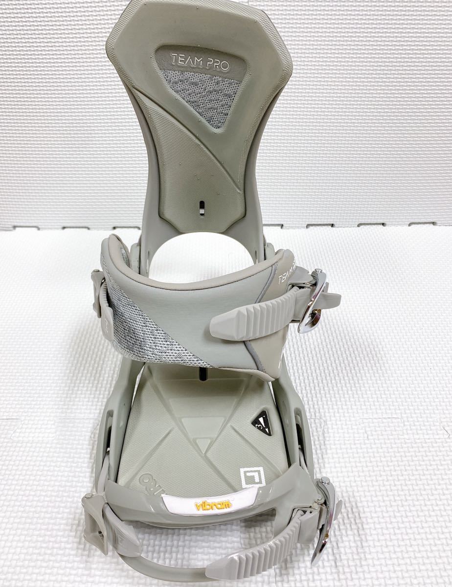 NITRO TEAM Mサイズ Vibram スノーボードビンディング グレー NITRO TEAM Mサイズ Vibram スノーボードビンディング グレー