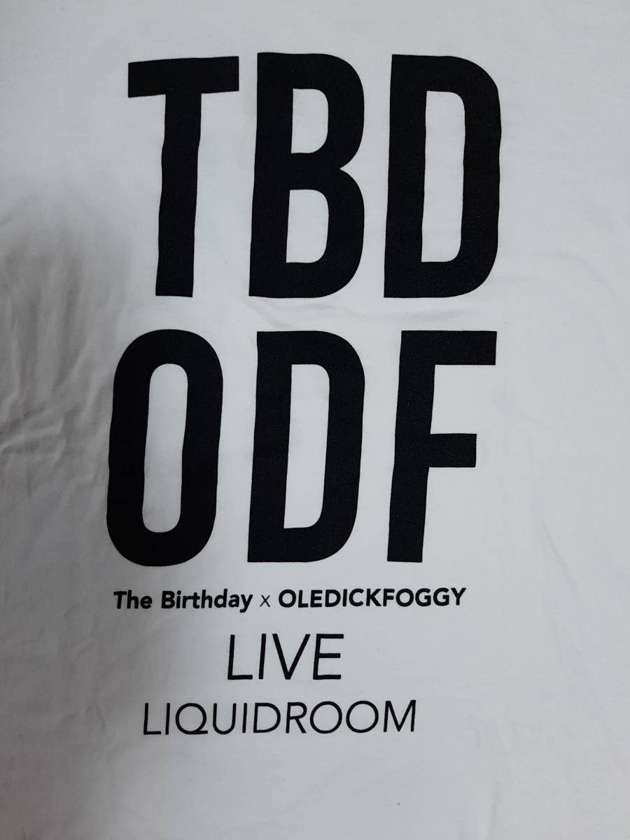 レア ロックtシャツ The Birthday ザバースデイ Oledickfoggy 18 Liquidroom 限定 白 Xlサイズ バンドtシャツ 古着 チバユウスケ の落札情報詳細 ヤフオク落札価格情報 オークフリー スマートフォン版