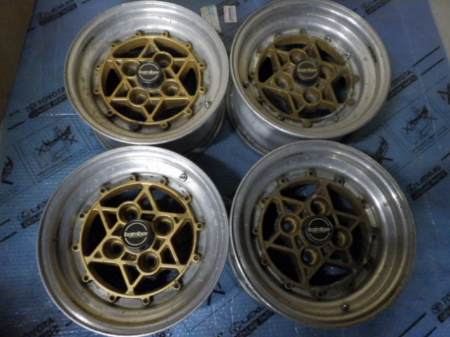 中古】ハヤシレーシング ボンバー 14インチ アルミホイール 4本セット