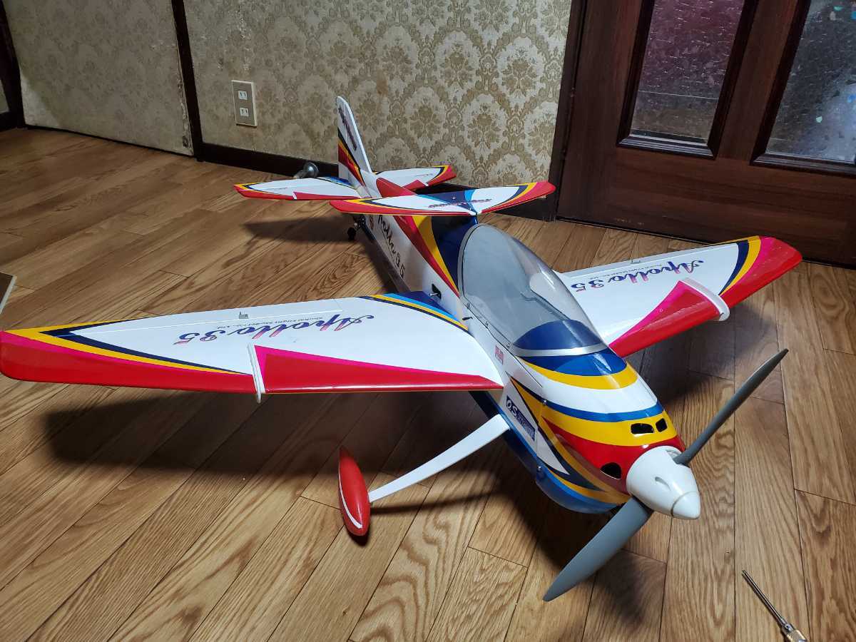 ラジコン飛行機アポロ35主翼サーボ付き スーパーK 赤 | OK MODEL WEB