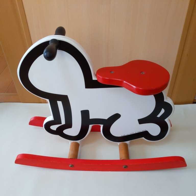 キース・ヘリング の木馬 Keith Haring Wooden horse 【公式通販】