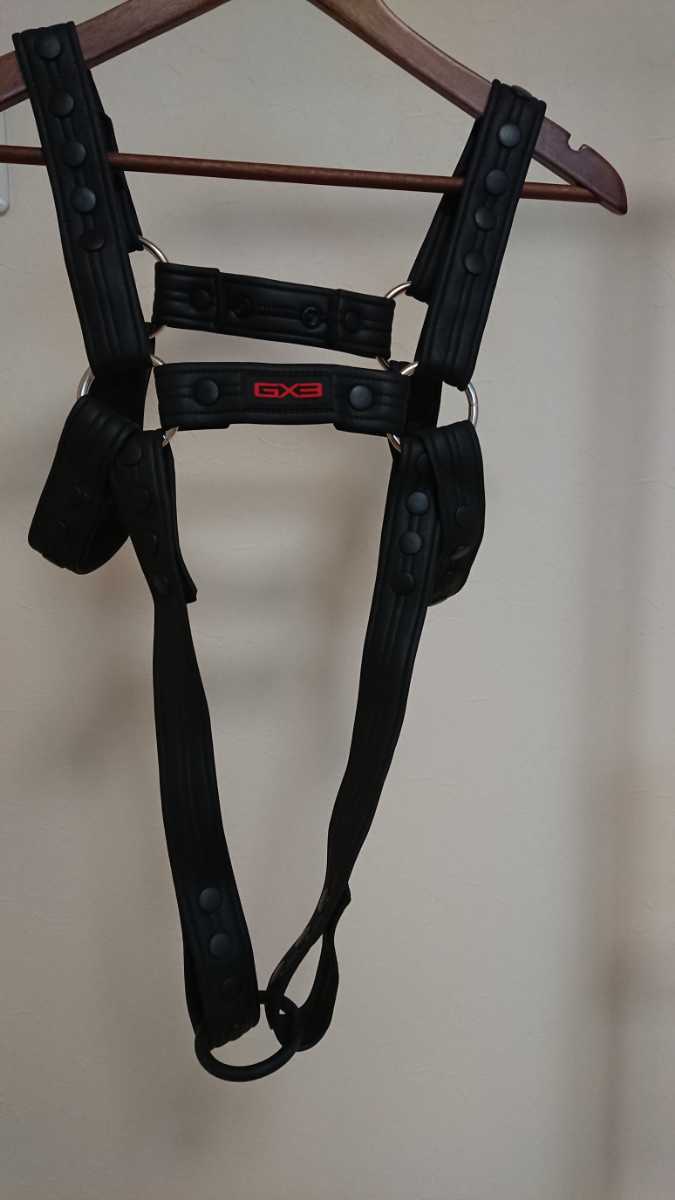 EGDE ボディハーネス 新品】GX3 3way ボディハーネス フリーサイズ egde toot gmw レザー
