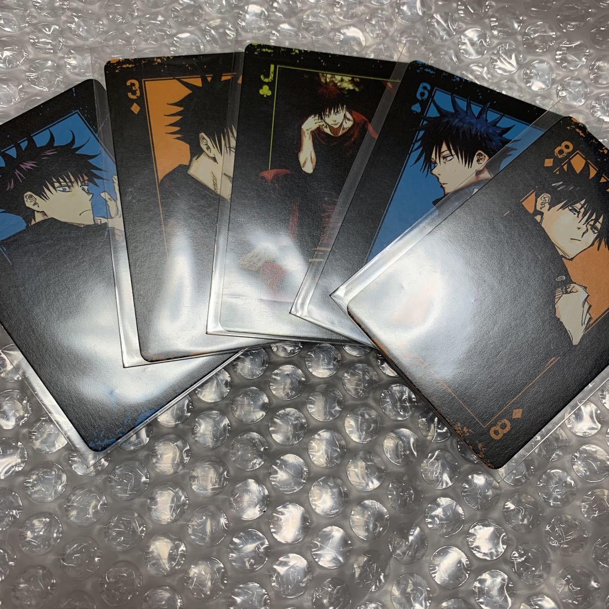 新品】呪術廻戦 トランプ 5枚セット 伏黒恵 伏黒 ふしぐろめぐみ 原作