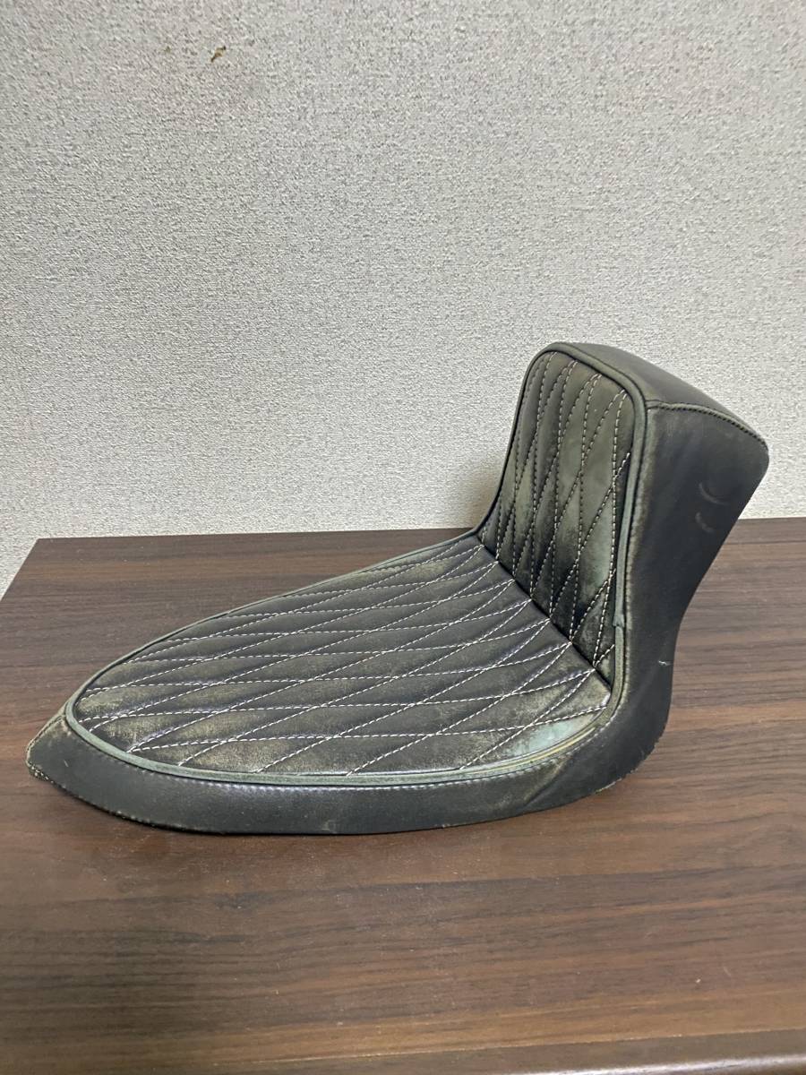 ワンオフ　スツール　レザー シート　カスタム品　ハーレー ワンオフスツールレザー シートカスタム品ハーレー