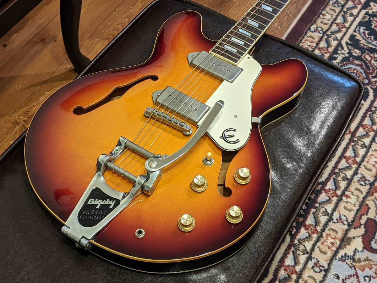 1996 エピフォン カジノ ビグズビー 日本製 オレンジラベル 1996
