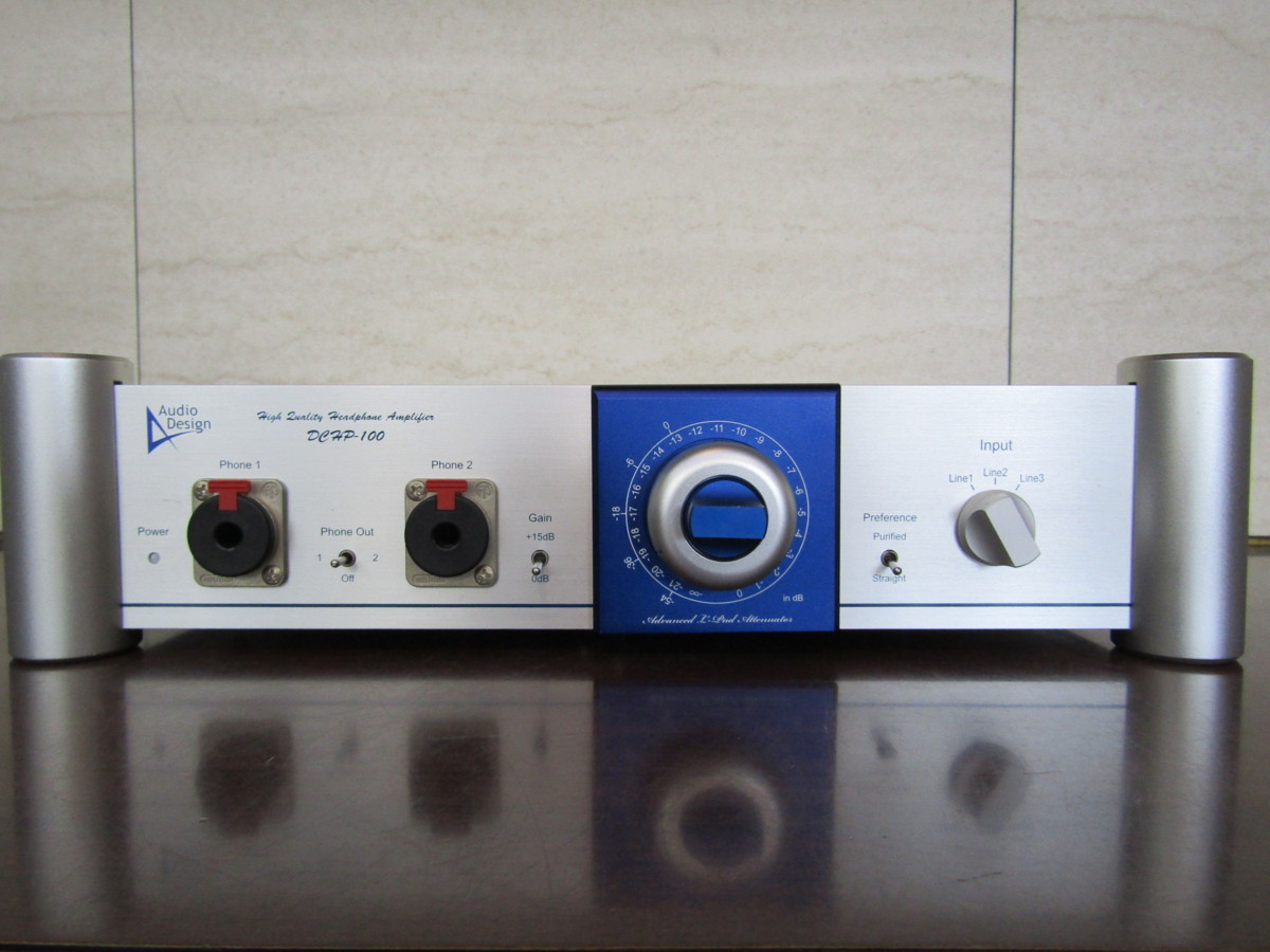 Audio Design DCHP-100 ヘッドホンアンプ/動確・通電確認済み
