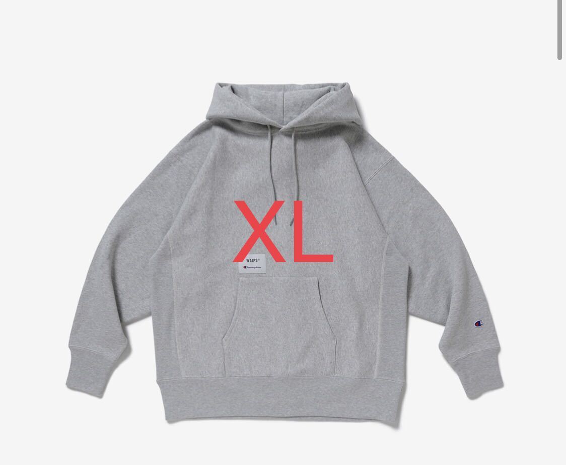 wtaps champion フーディーグレーXL