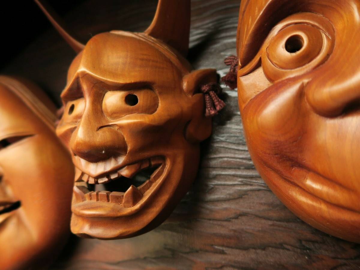観音菩薩 能面 セット 小面 般若 ひょっとこ 翁 おかめ Amazon.co.jp: 小面 般若 ひょっとこ 翁 おかめ 能面セット 2