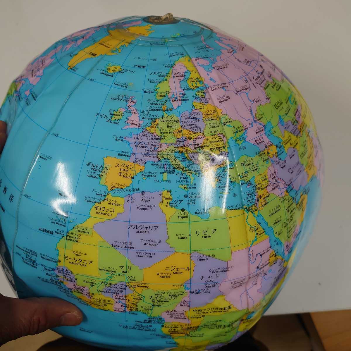 マップハウス ソフト地球儀 Globe Ball 教育用 ビーチボール型 グローブ ボール の落札情報詳細 ヤフオク落札価格情報 オークフリー スマートフォン版