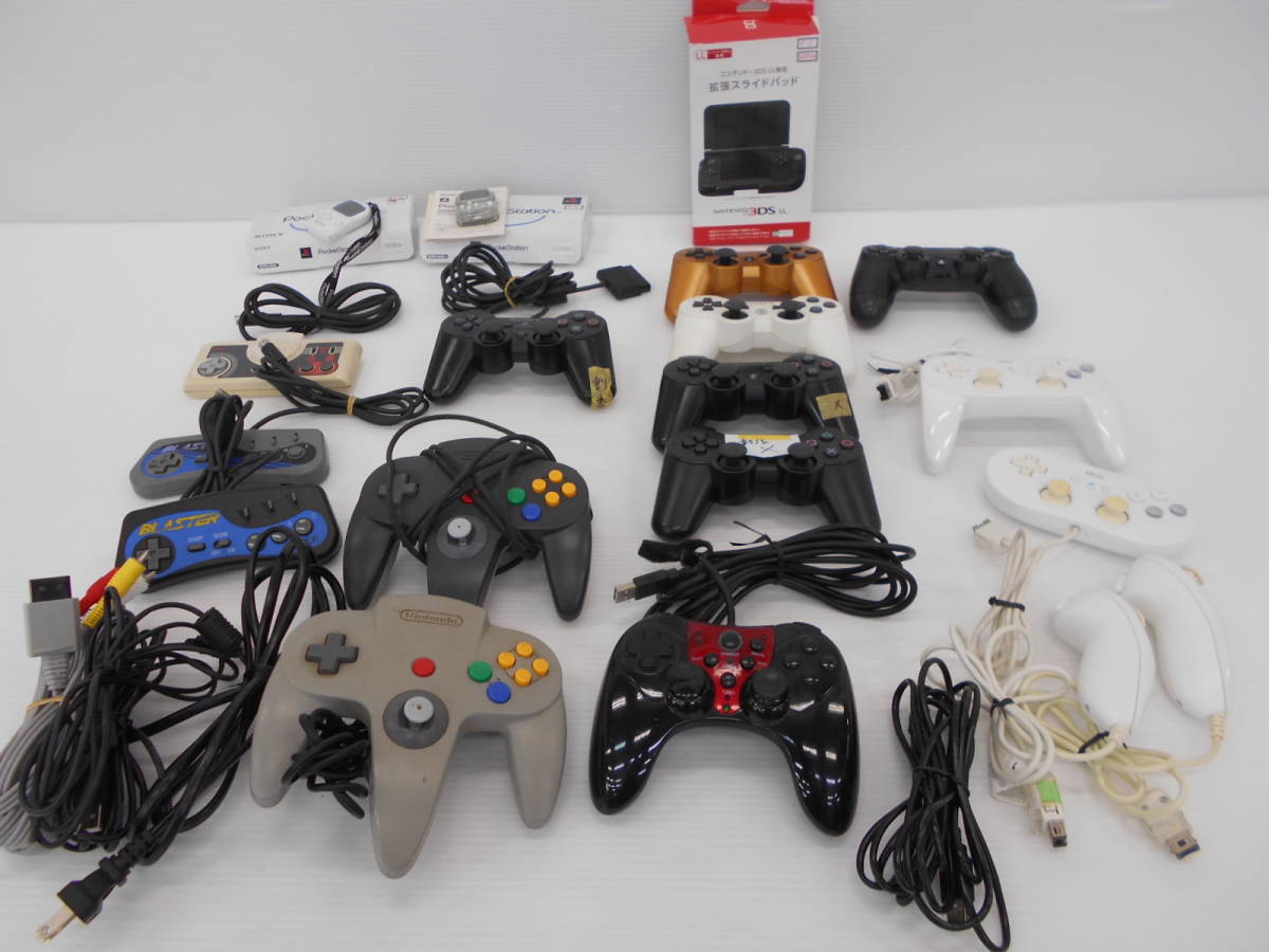 静 ゲームコントローラーまとめ Ps2 Ps3 Ps4 64 Pocketstation 他 ジャンク品 M 24 の落札情報詳細 ヤフオク落札価格情報 オークフリー スマートフォン版