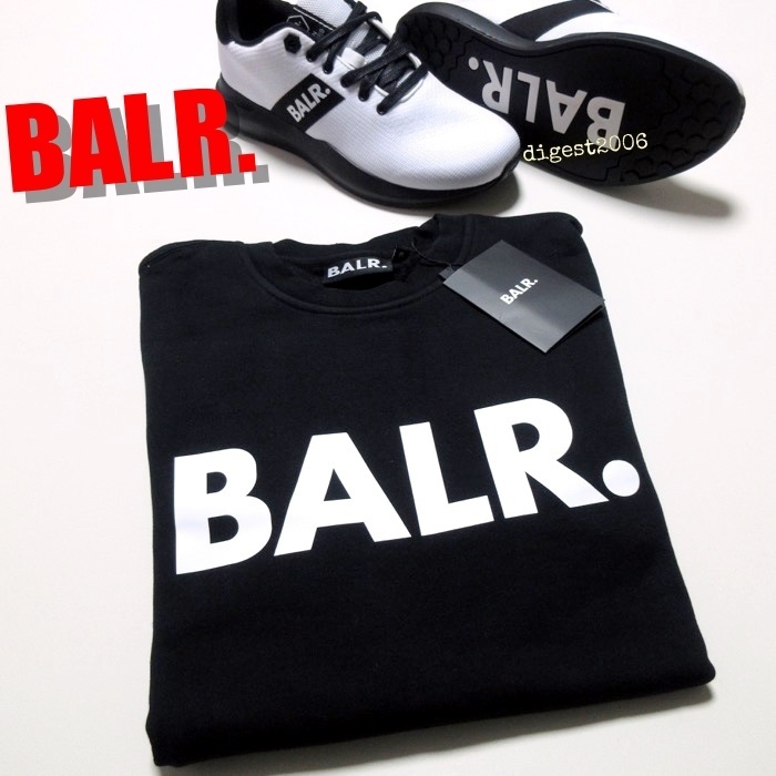新品 Balr ボーラー オランダ 新品 デカロゴ スウェット トレーナー ブラック 黒 Lサイズ 定価 27 500 有名人着用ブランド の落札情報詳細 ヤフオク落札価格情報 オークフリー スマートフォン版