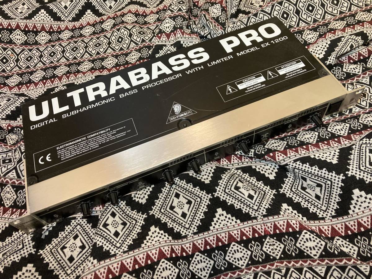 BEHRINGER Ultrabass Pro EX1200 サブハーモニクス生成 Digital SubHarmonic Synthesizerの落札情報詳細 ヤフオク落札価格検索