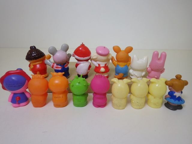 希少・レトロ】にこにこぷん ソフビ 指人形 3体セット Yahoo