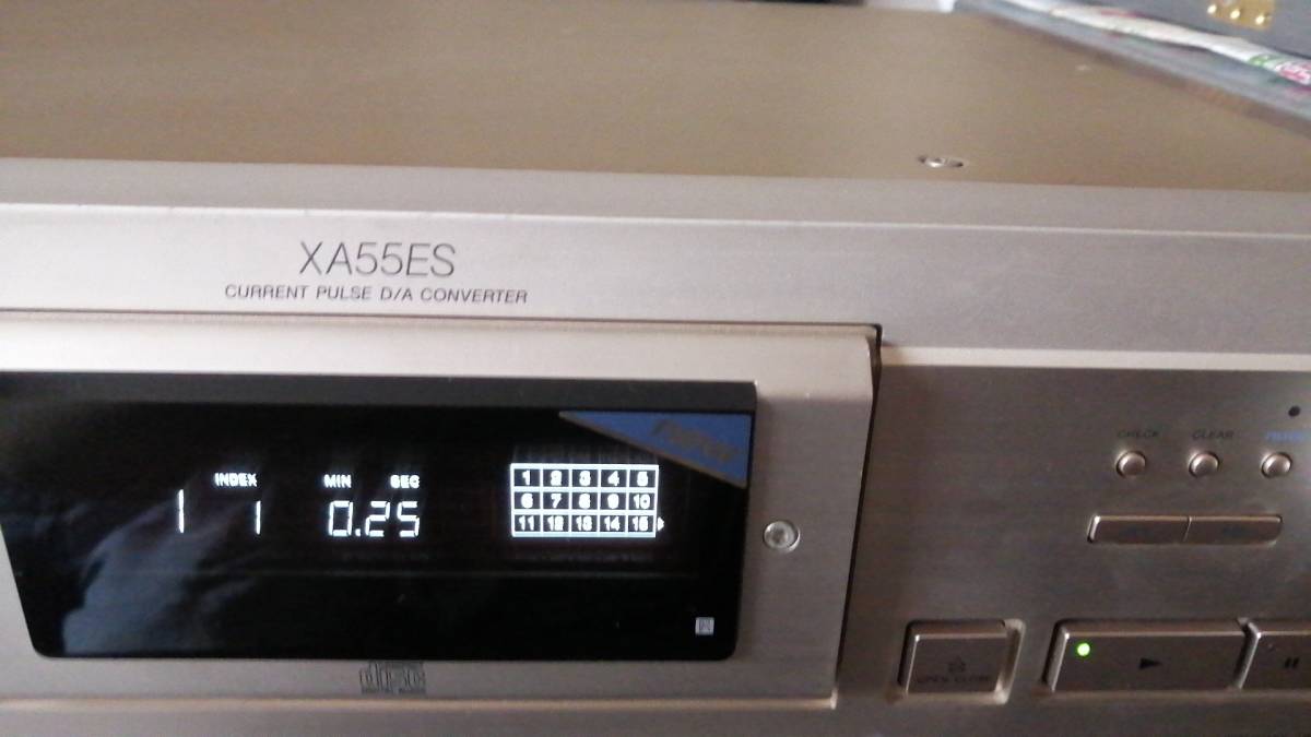 SONY CDP-XA55ES 音出るジャンク 直せる方に 傷等ないくすみ程度の美品