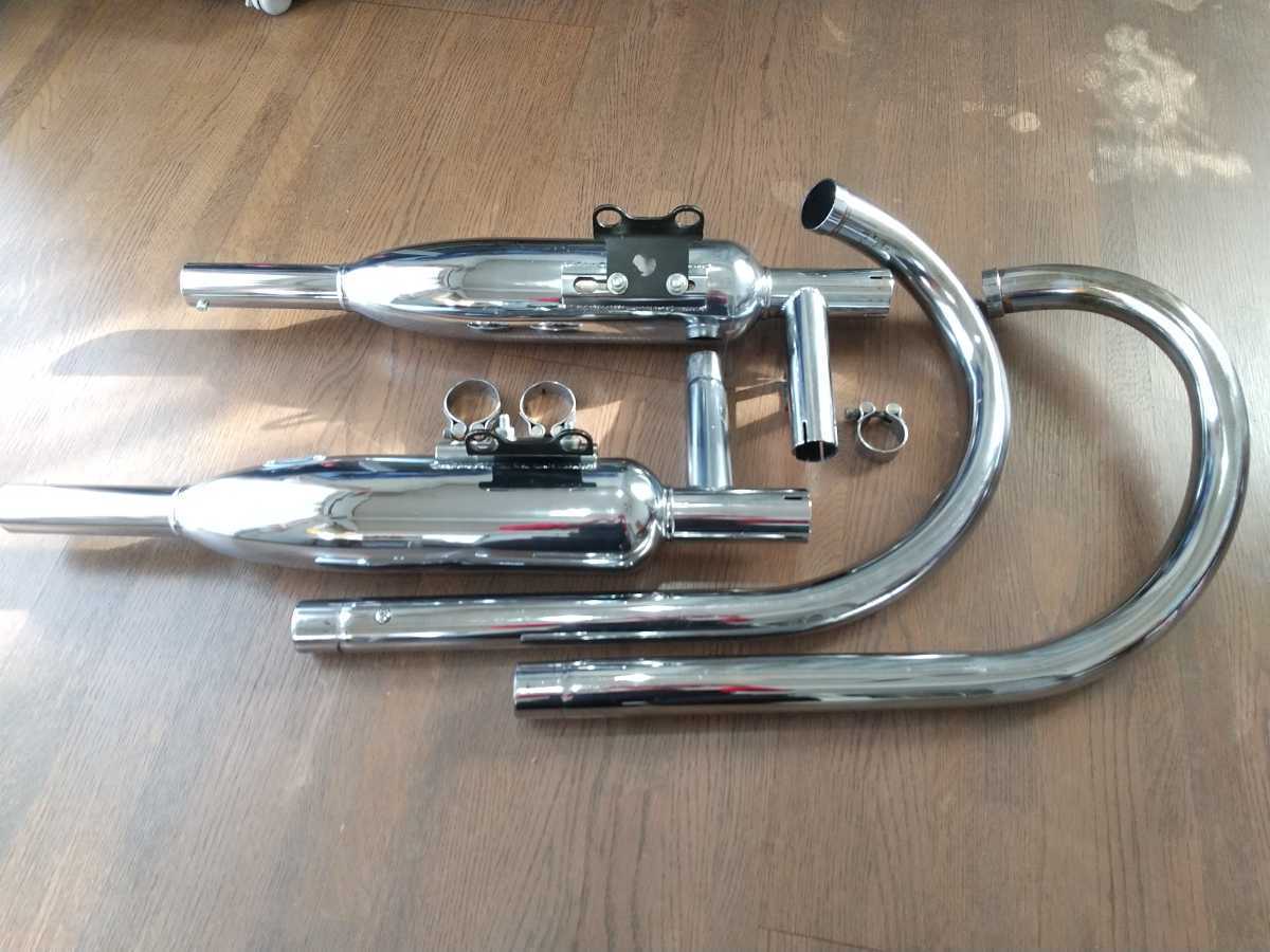 美品 W650 廃盤JMCA青プレート デイトナ トライアンフタイプフルエキ