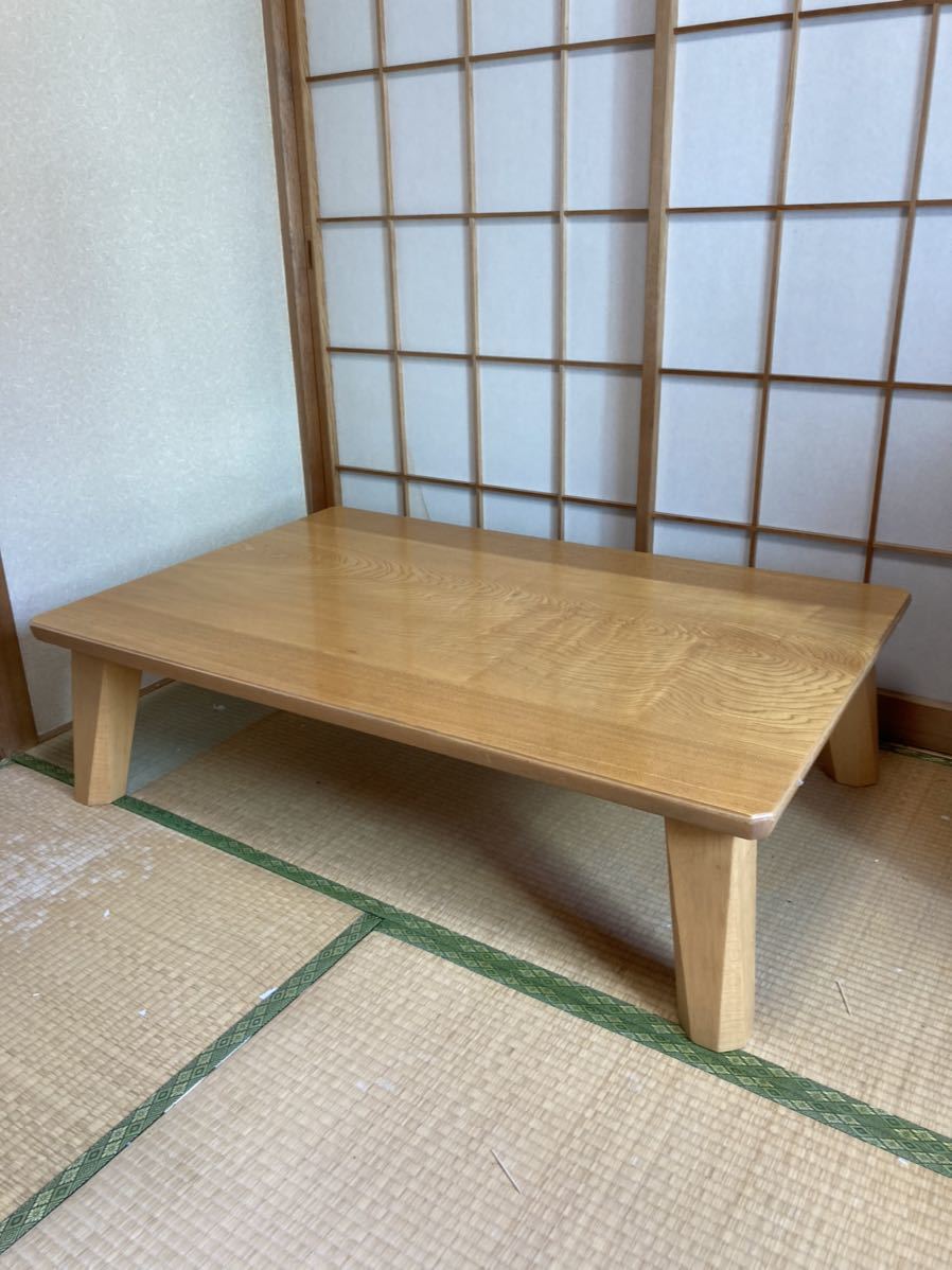 人気激安 香川県漆器工業協同組合 銘木家具 ローテーブル センター 座卓・ちゃぶ台