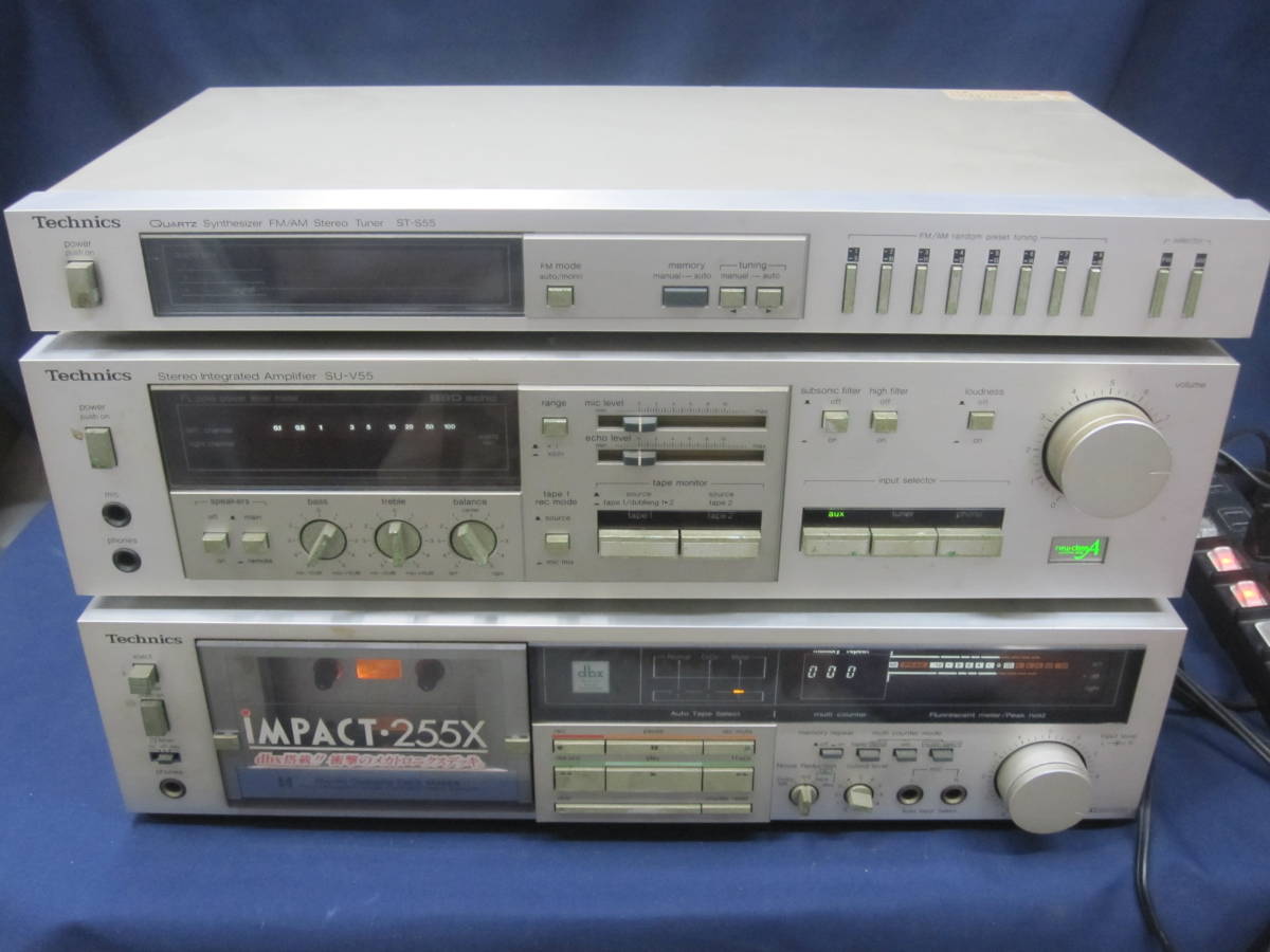 YK3-16 Technics テクニクス ステレオカセットデッキ RS-613U 2台