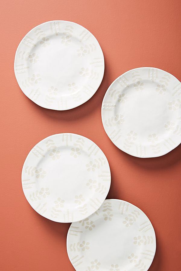 【新品】処分価格！早い者勝ち！Anthropologieアンソロポロジープレート お皿4枚セットの落札情報詳細 ヤフオク落札価格検索 オークフリー