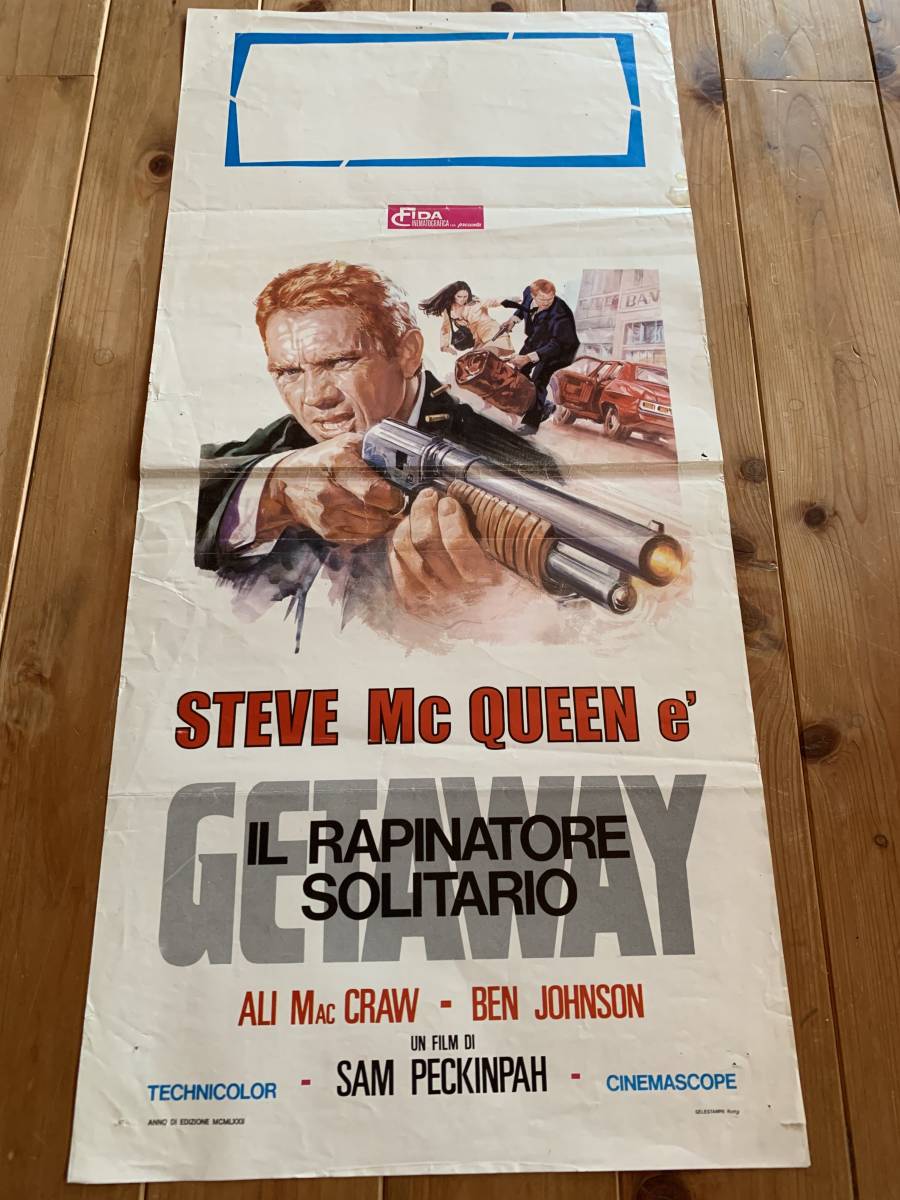 ☆999円祭☆スティーブ・マックイーン特集☆ゲッタウェイ☆イタリア版