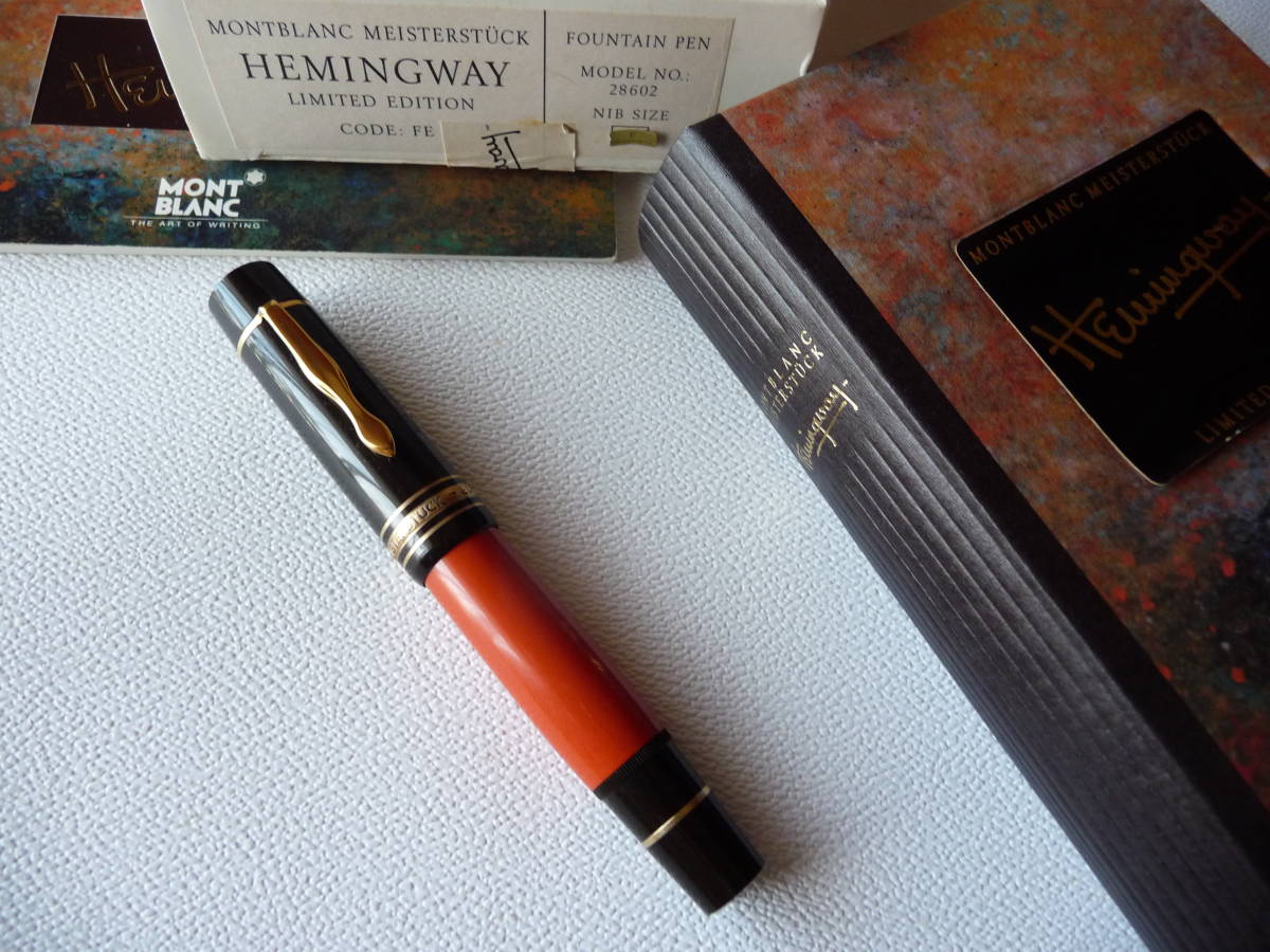 MONTBLANC モンブラン 万年筆 作家シリーズ1992年 ヘミングウェイ レア