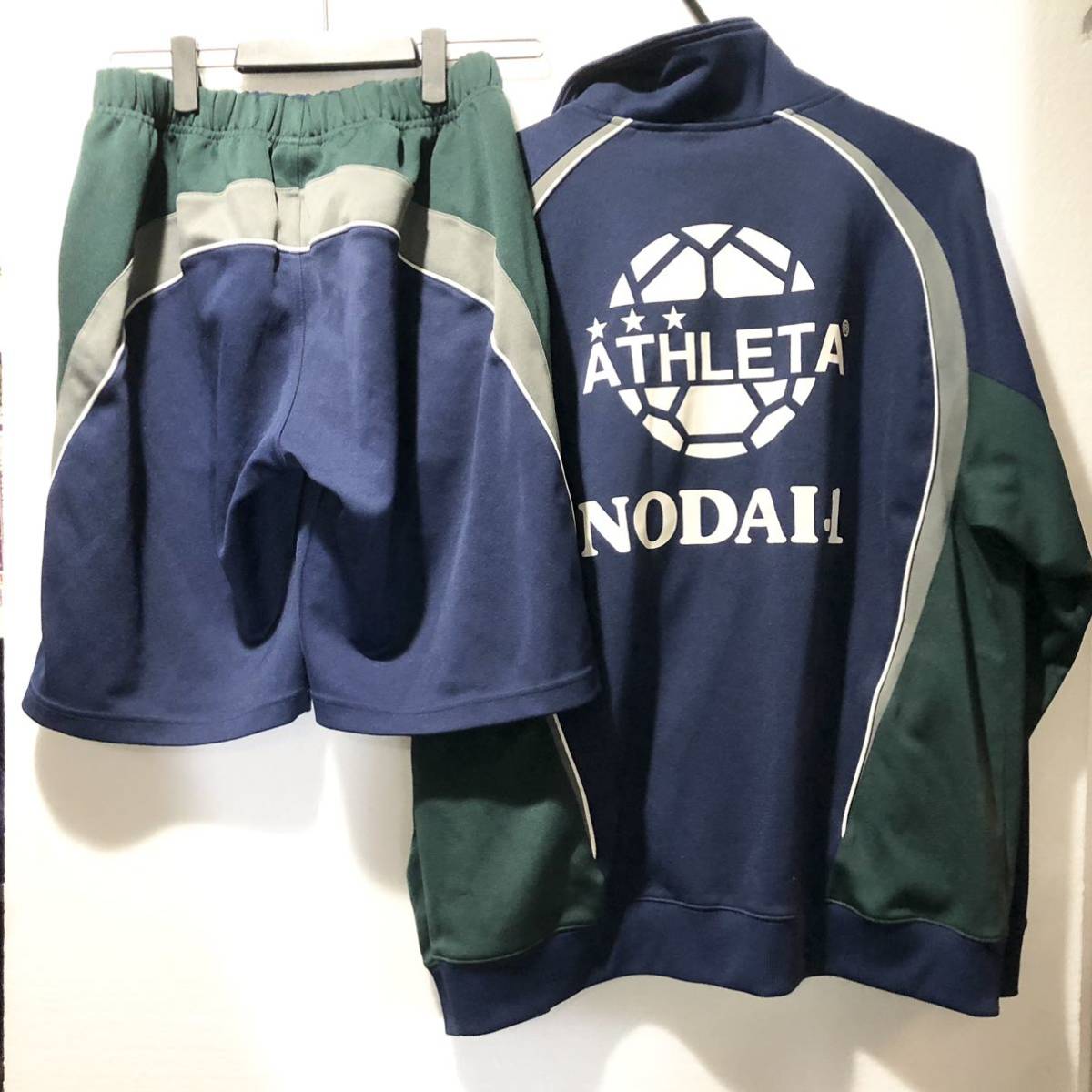 アスレタ 農大一高 サッカー部 ジャージ ハーフパンツセット サイズLの