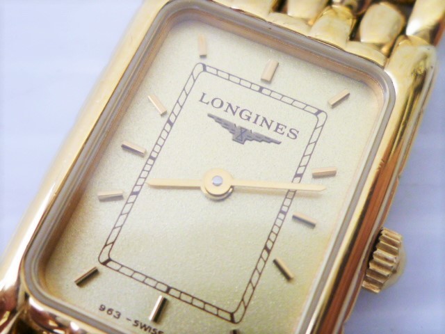 21033】☆腕時計 LONGINES/ロンジン フラッグシップ 7286 ゴールド