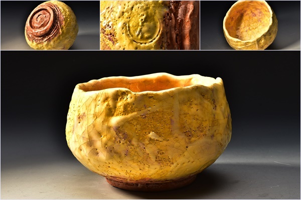 カラフル楽茶碗　王仁三郎印 カラフル楽茶碗 王仁三郎印 カラフル楽茶碗 王仁三郎印 カラフル楽茶碗