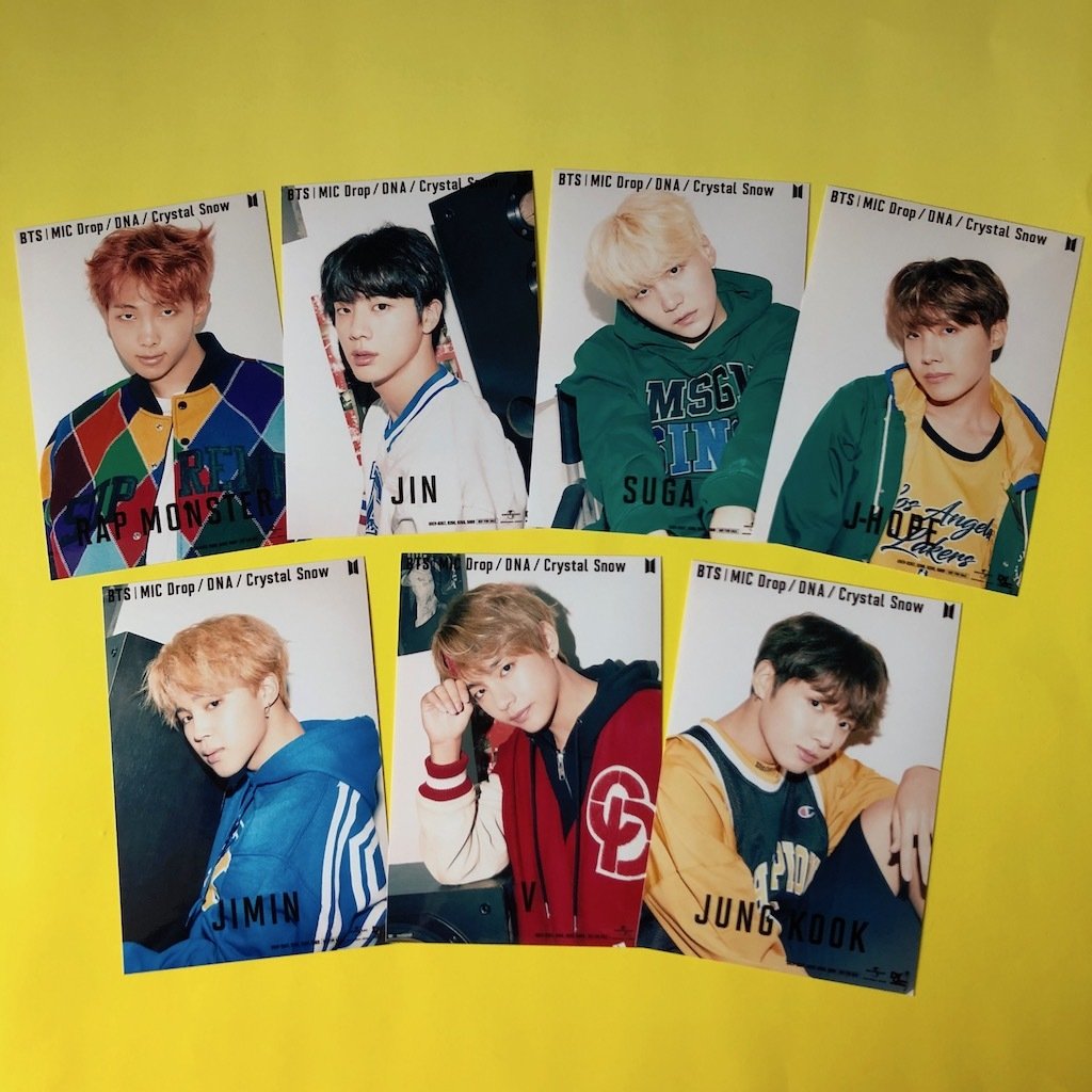 BTS 防弾少年団 MIC 旨く Drop DNA Crystal Snow ユニバーサル