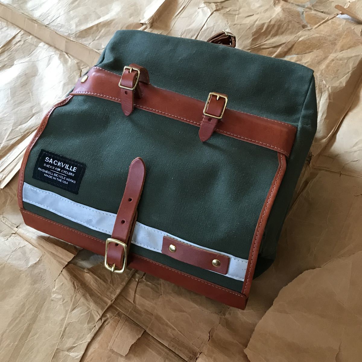 Rivendellサドルバッグ bluelug crust surly SURLYとRIVENDELL - BLUE