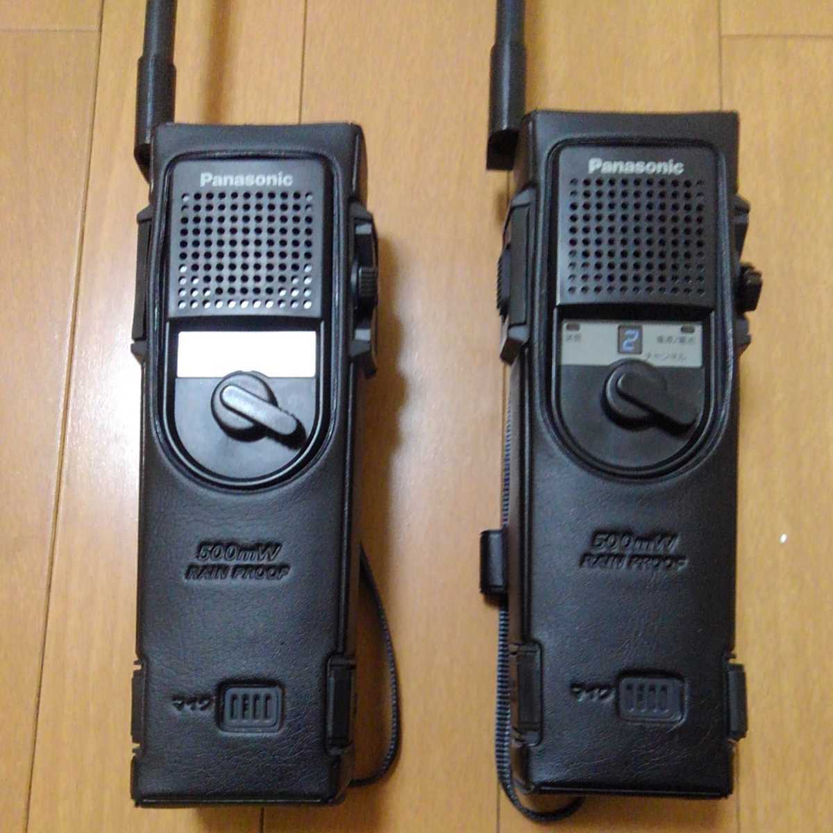 美品 Panasonic RJ-411A CBトランシーバー 2台 防滴 動作品 Yahoo
