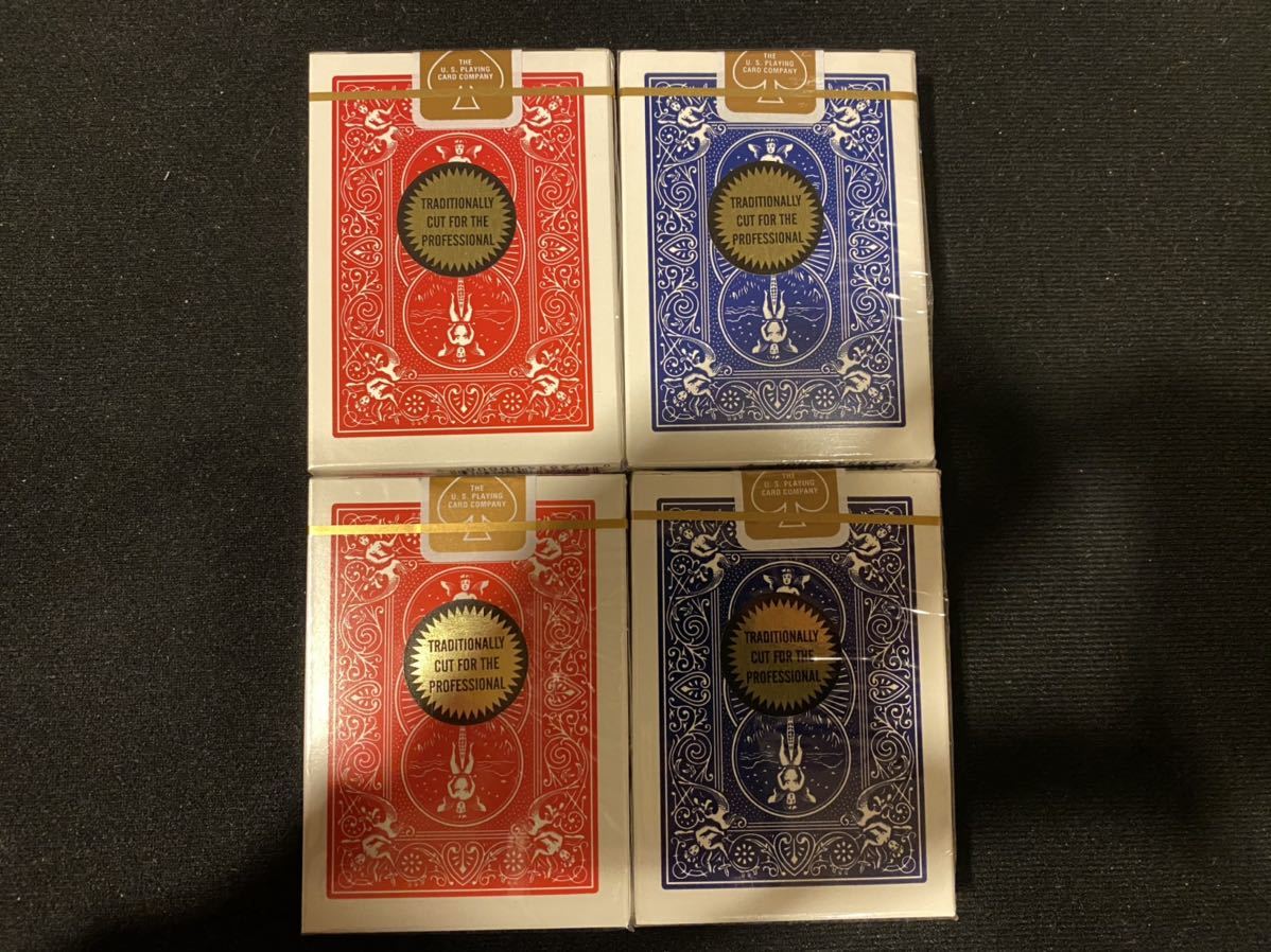 新品 Bicycle ゴールドスタンダード4個バイシクル 赤 Ohio トランプ デック の落札情報詳細 ヤフオク落札価格情報 オークフリー スマートフォン版