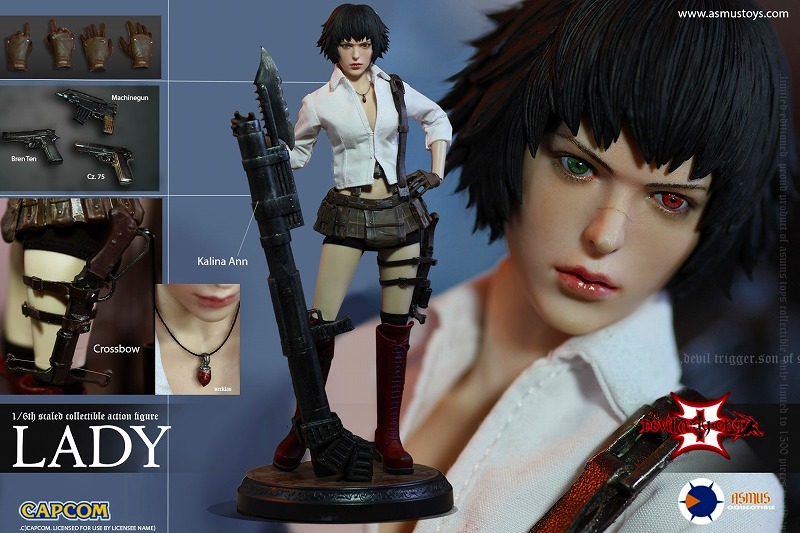 1/6 Asmus Toys アスモストイズ デビルメイクライ3 レディ 開封品の