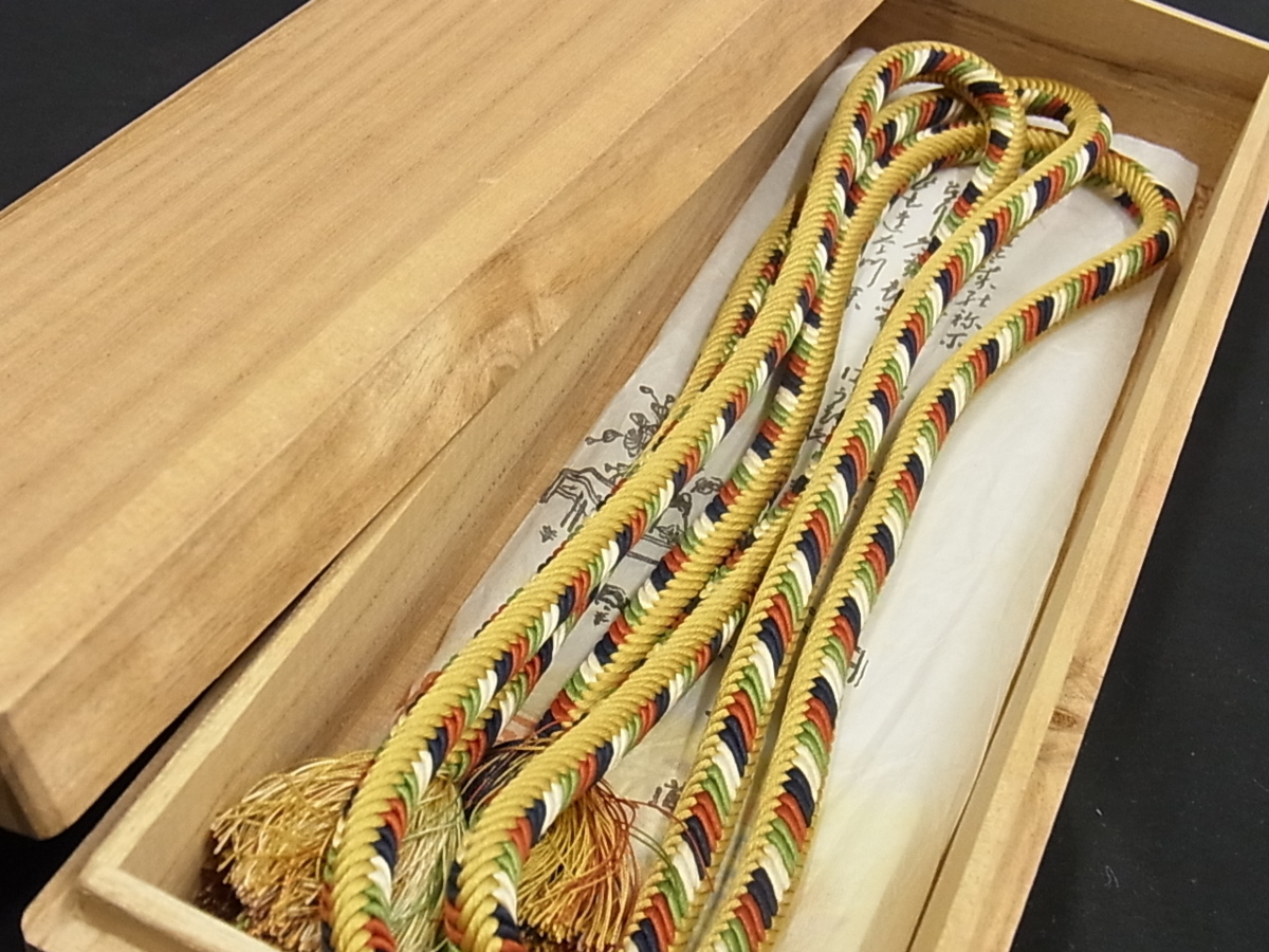 独特の上品 有識組紐道明 逸品 帯締め 国立博物館御用 宮内庁御用 御岳 ...