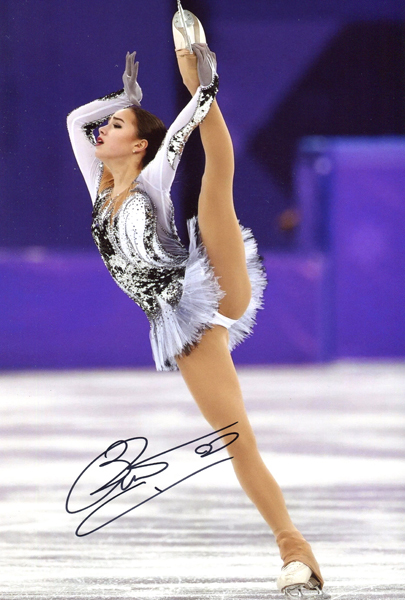 新品】アリーナ・ザギトワ 直筆サインフォト/写真 Alina Zagitova