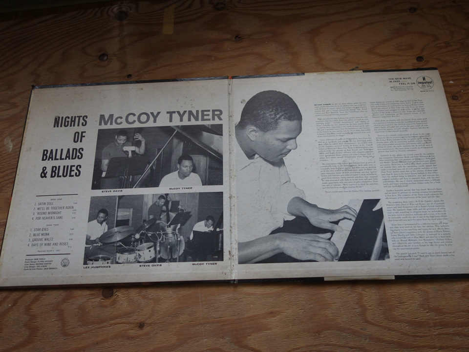 米 Van Gelder刻印 Mccoy Tyner Nights Of Ballads Blues Mono A 39 Impulse の落札情報詳細 ヤフオク落札価格情報 オークフリー スマートフォン版
