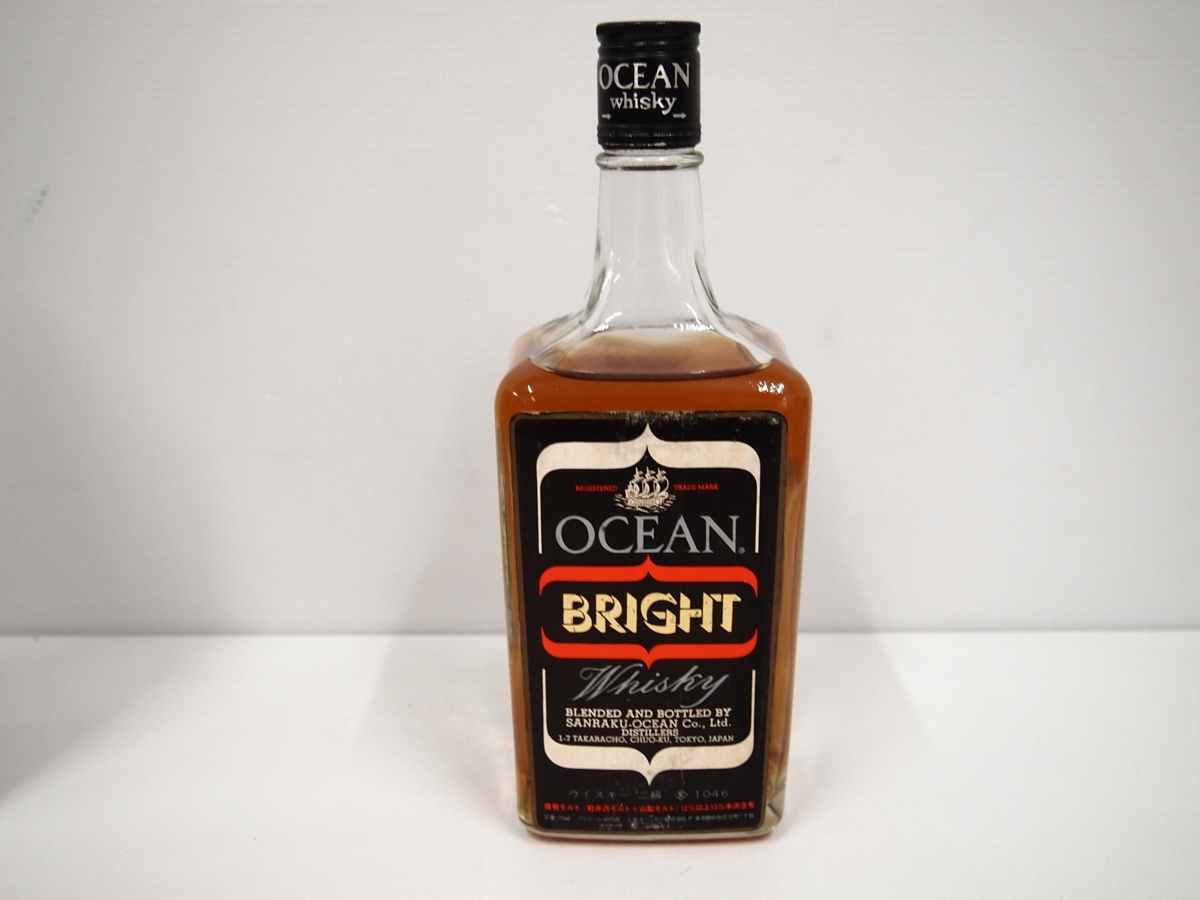 三楽 オーシャンウイスキー ブライトデラックス 5本セット 古酒 三楽 オーシャンウイスキー ブライトデラックス 5本セット 古酒