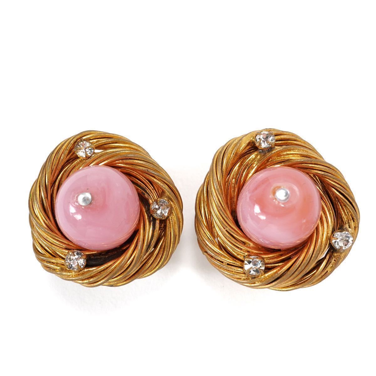 激レア vintage CHANEL DEPOSE グリポア カラーストーン Bird's Nest