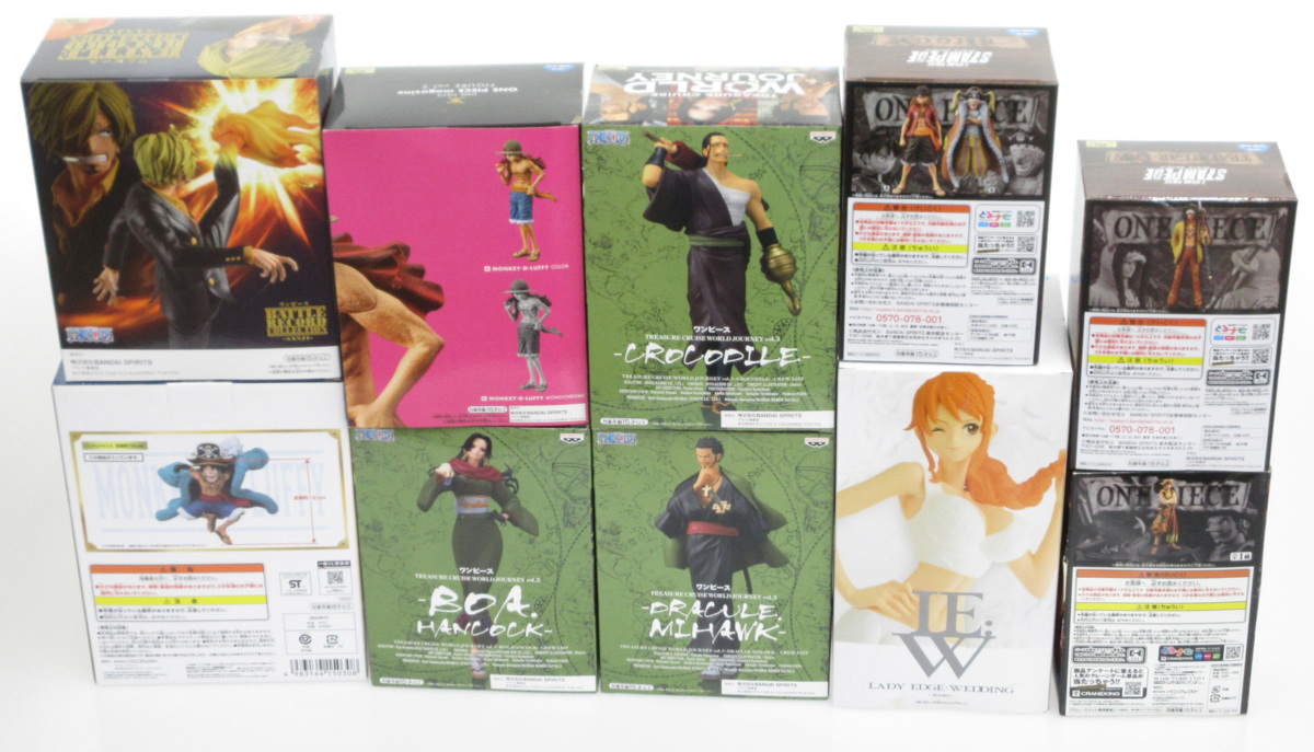 中古 未開封品 ワンピース ルフィ ｔｈ マガジン Grandline Men グラメン バギー ロー ウソップ サンジ ナミ トレクル 等10体セット の落札情報詳細 ヤフオク落札価格情報 オークフリー スマートフォン版