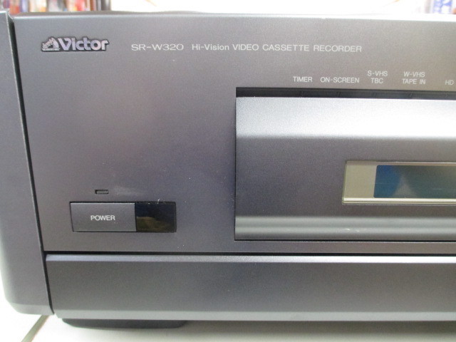 ジャンク☆Victor ビクター アナログハイビジョンビデオデッキ SR-W320